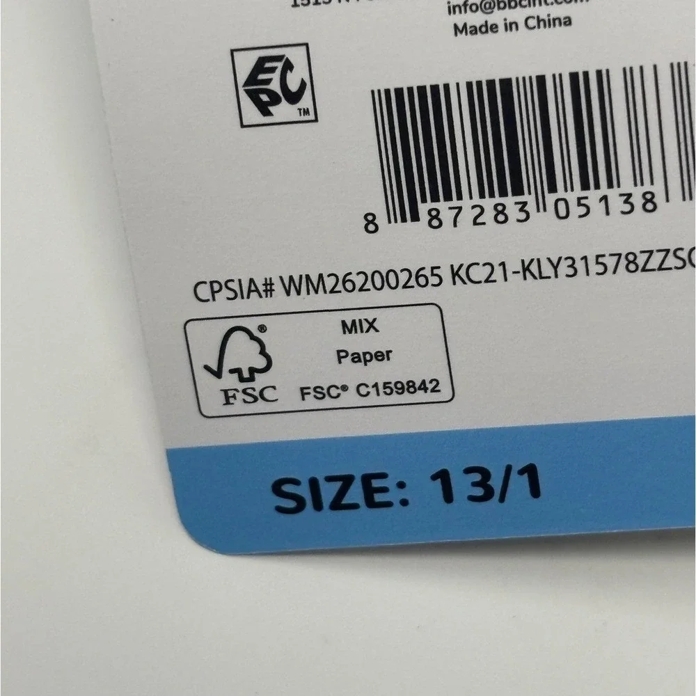 Squishmallows Gordon the Shark‎ Blue Plush Slippers Kids Size 13/1 New With Tags